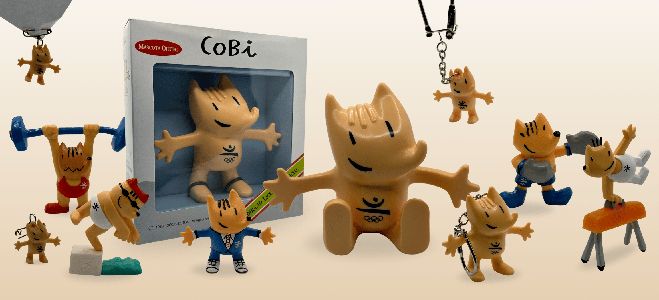 A bit different Cobi 😇 Barcelona Olympic Games 1992 Barcelona Cobi Mascot aluminum by Javier Marisca A bit different Cobi 😇 Barcelona Olympic Games 1992 Barcelona Cobi Mascot aluminum by Javier Marisca