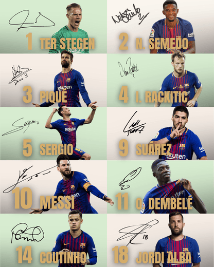 ⚽ FC Barcelona Official Ball 2017/2018